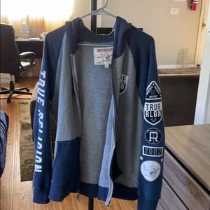 True Religion Zip up hoodie